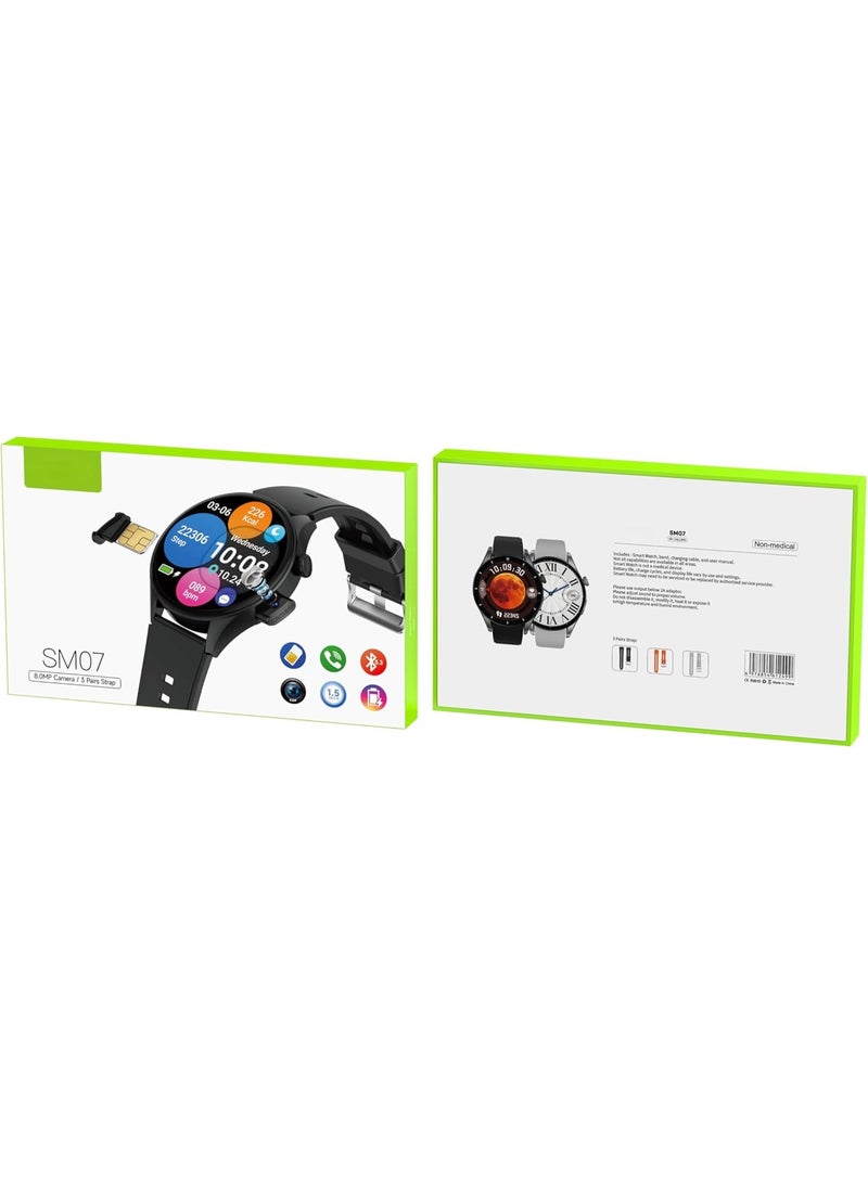 JAJEEK Android Smart Watch 4G/5G with AMOLED Display, Cellular Smartwatch with SIM Card Slot, 32GB Storage, Wi-Fi, Sports & Fitness Tracking, Touchscreen Wearable - Image 3